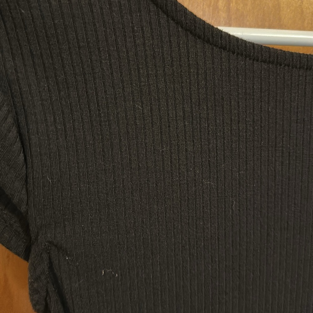Teeze Me Peep Back Black Dress - Picture 3 of 6
